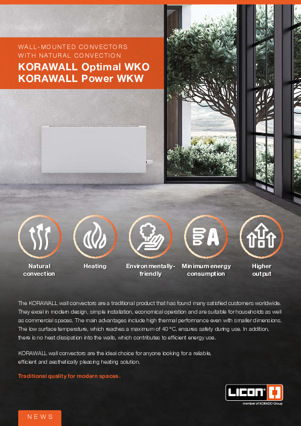 Leaflet KORAWALL WKO WKW 