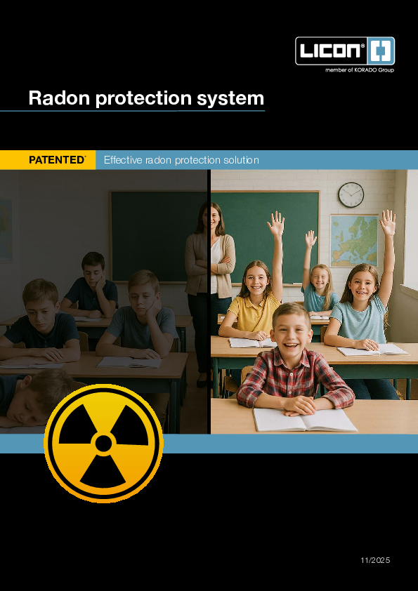 Catalog Radon protection system